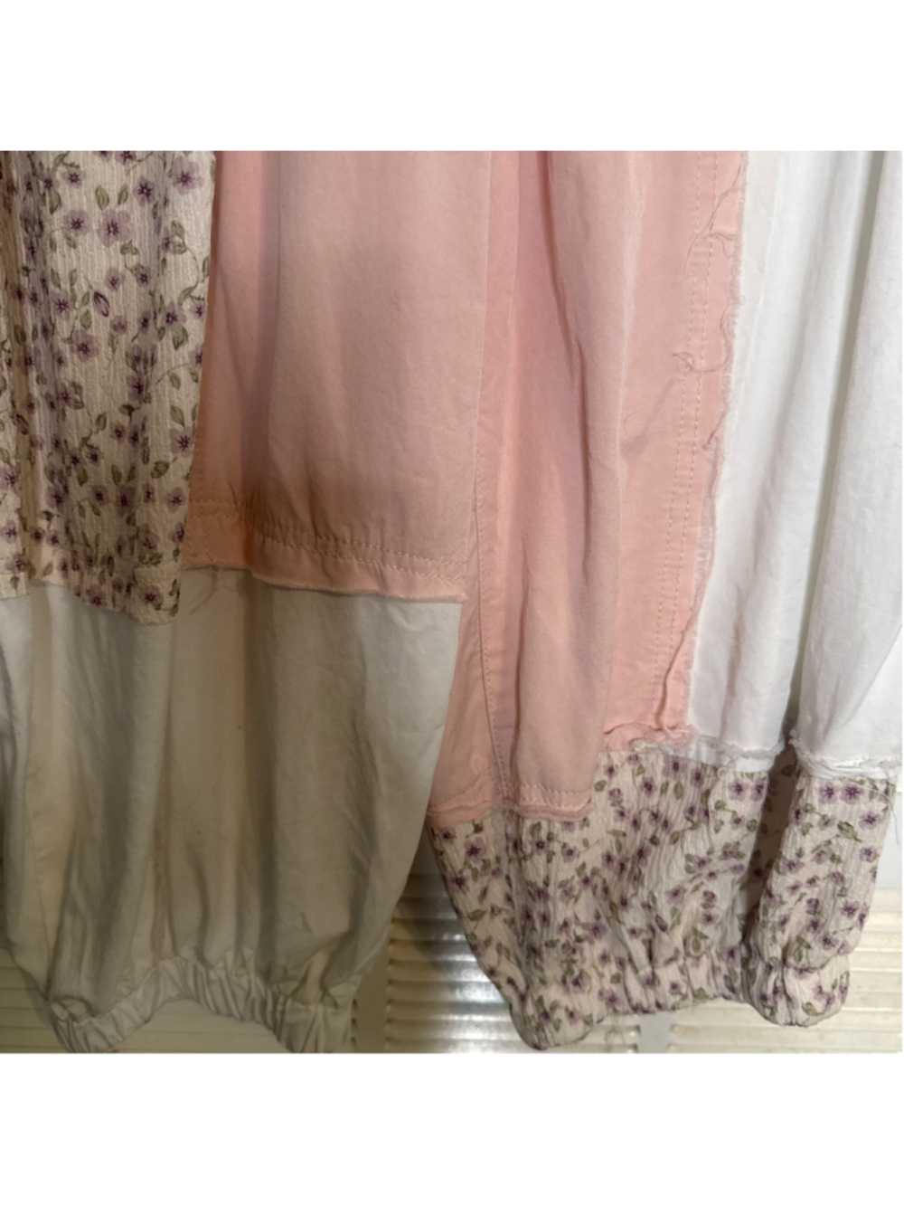 POL Pink Floral Patchwork Harem Pants S - Picture 5 of 6